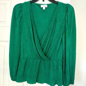 Green blouse